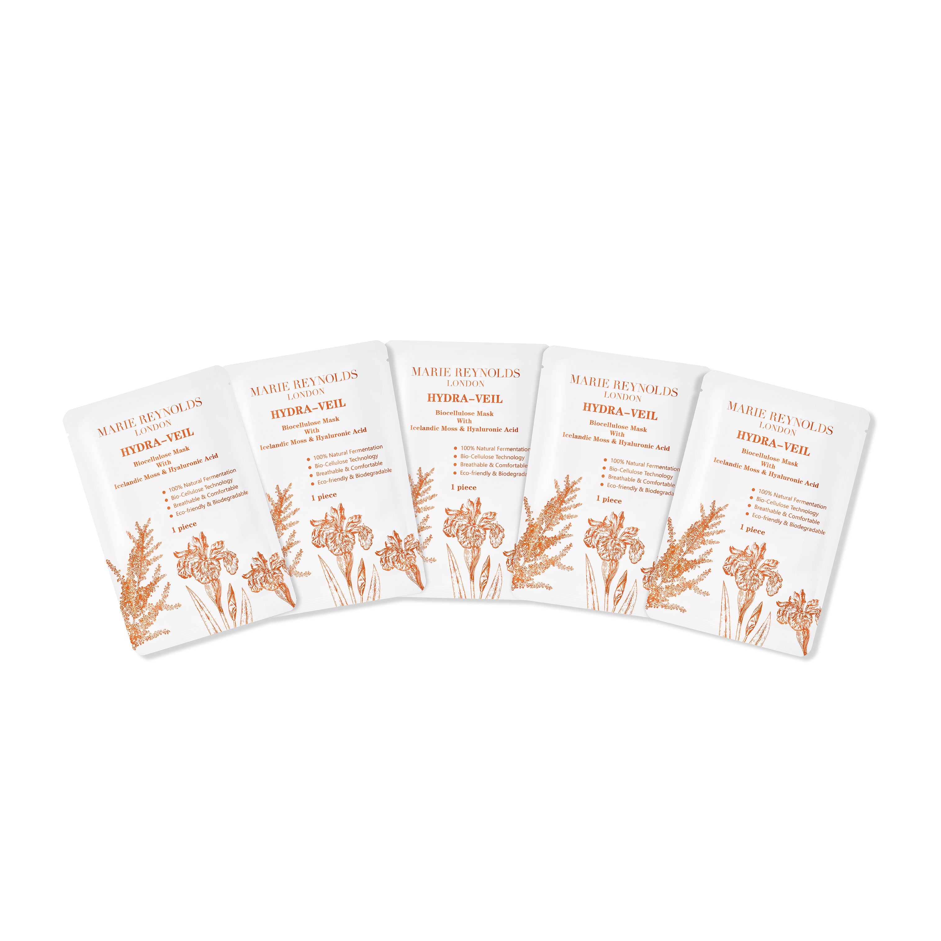Hydra-Veil Bio-Cellouse Mask - PACK OF 5