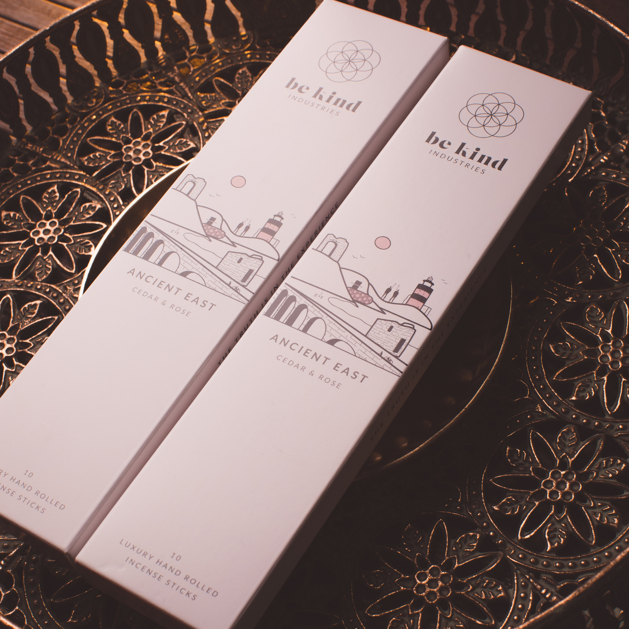 Be Kind | Ancient East - Cedar & Rose Incense